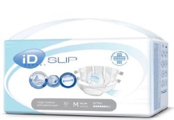 Подгузники для взрослых ID Слип Эксперт Медиум р. M (70-120 см) 30 шт.