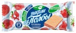 Вафли из полбы, 26 г клубника со сливками без сахара