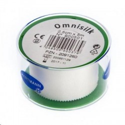 Лейкопластырь фиксирующий Omnisilk из искусственного шелка гипоаллергенный р. 2.5смх5м 1 шт.