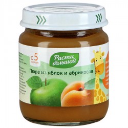 Пюре Расти большой яблоко абрикос 100 г